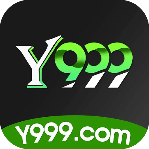 Y999 app logo icon with white and green Y999 text on black rounded background and Y999.com website banner